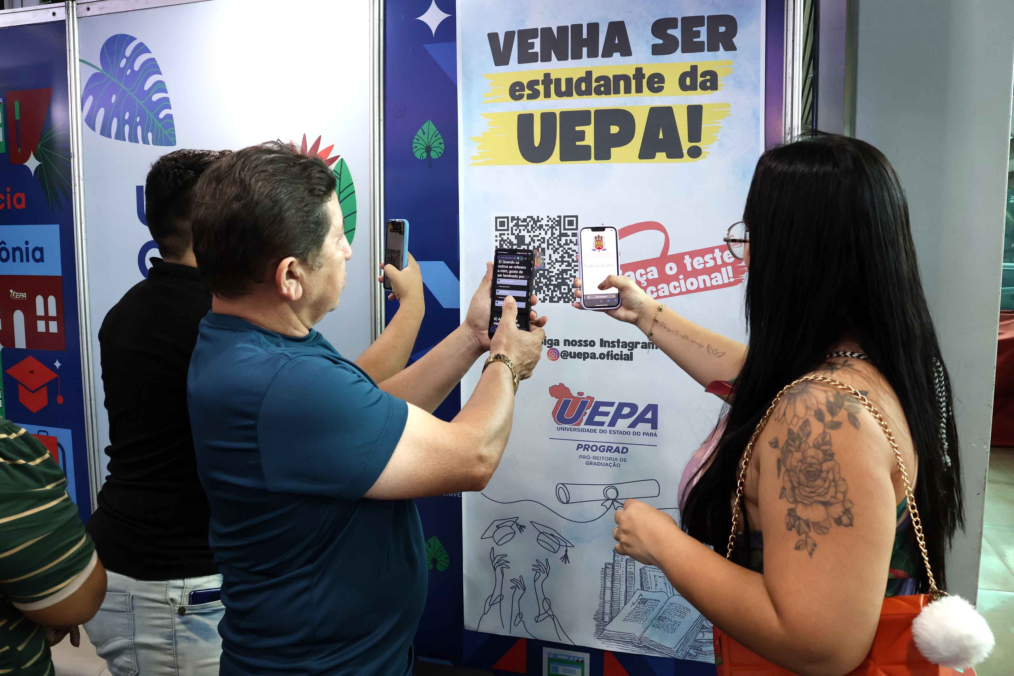 A Universidade do Estado do Pará (Uepa) está presente na 28ª Feira Pan-Amazônica do Livro e das Multivozes. Foto: Marcelo Rodrigues/Ascom Uepa