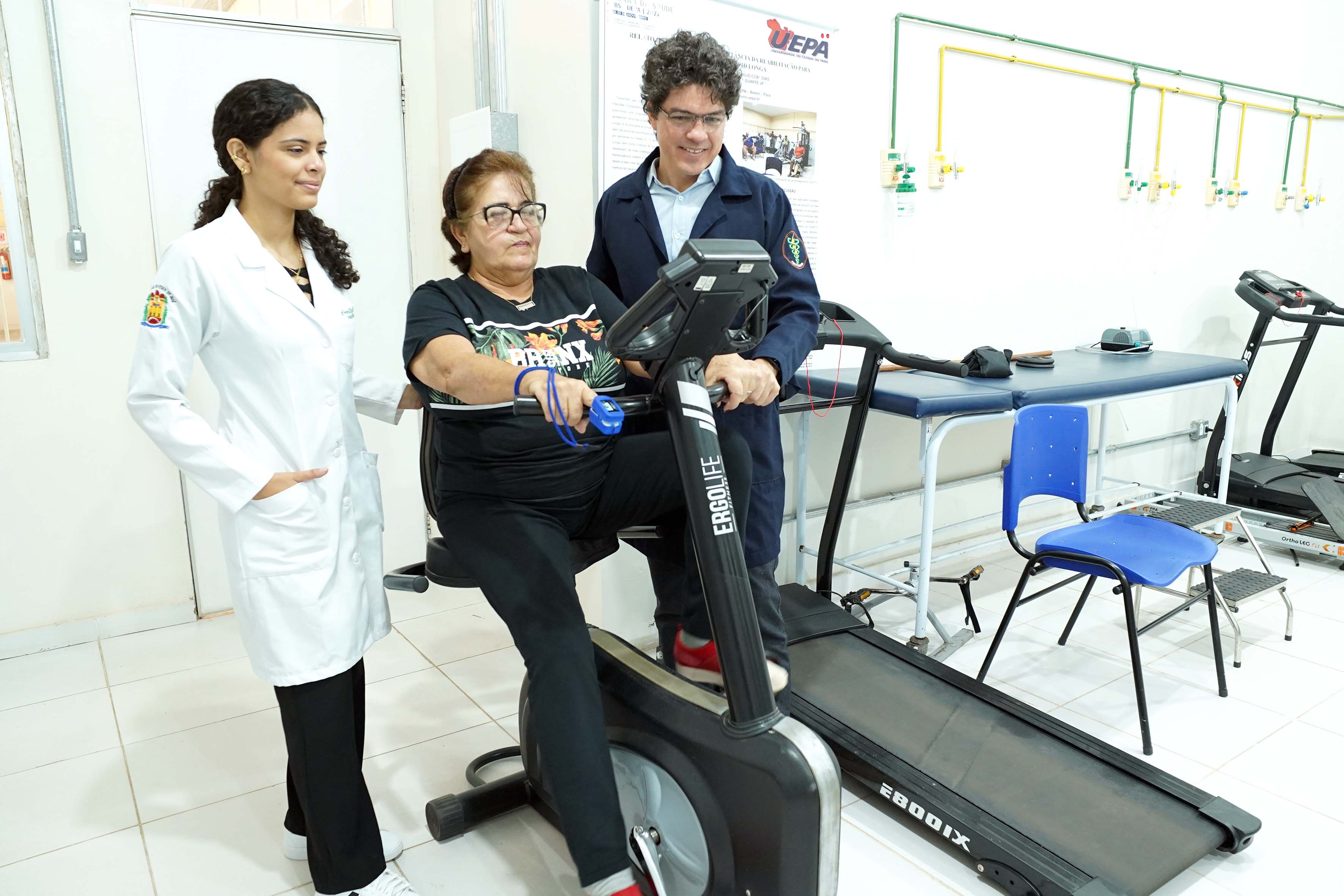 Ambulatório de Fisioterapia Cardiorrespiratória  - UEAFTO - Foto: Marcelo Rodrigues/Ascom Uepa