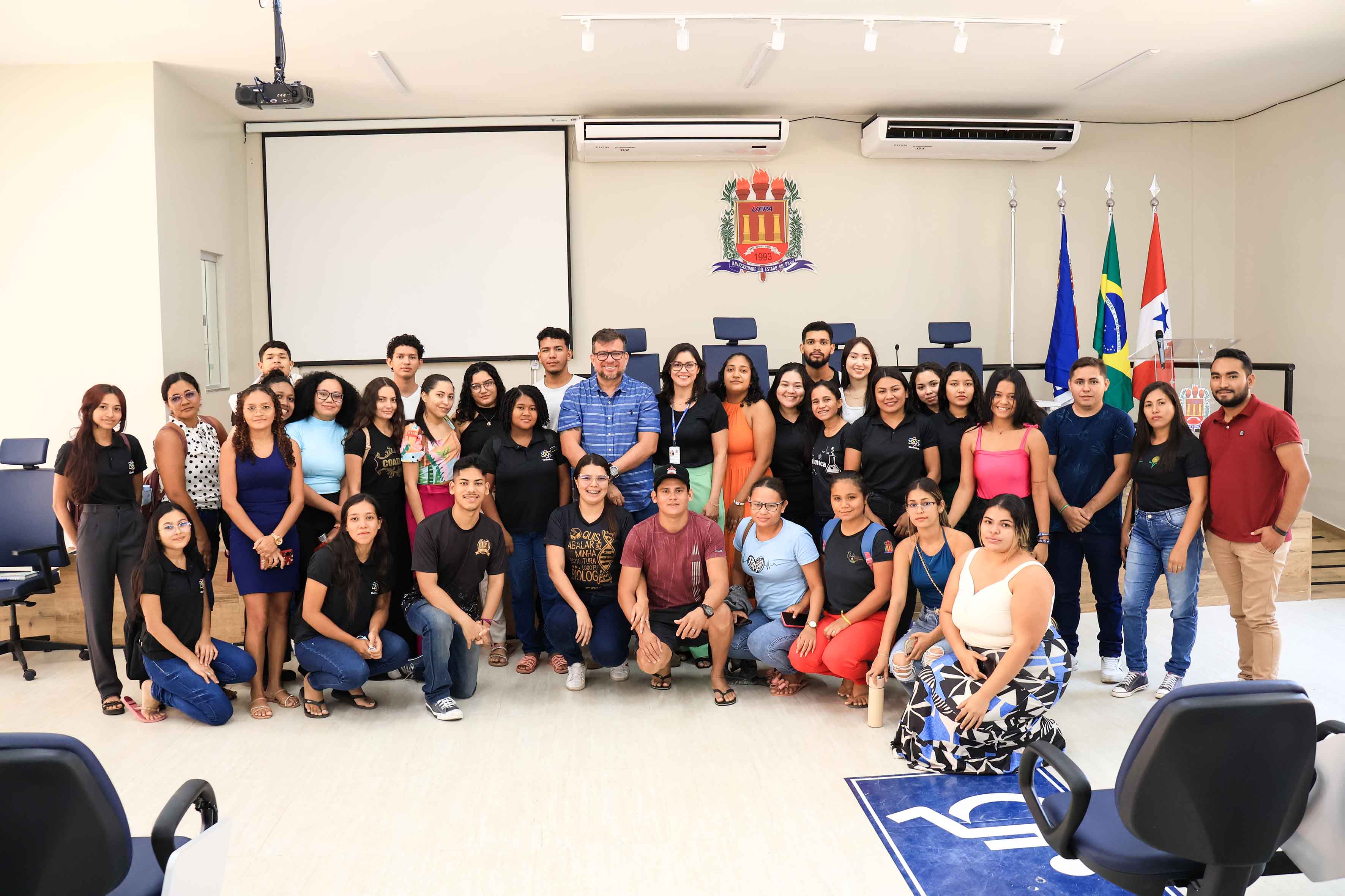 O reitor Clay Anderson Nunes Chagas, visitou o campus XVlll de Cametá e reuniu com servidores e alunos, na sexta-feira, 18. Foto: Sidney Oliveira/Ascom Uepa.