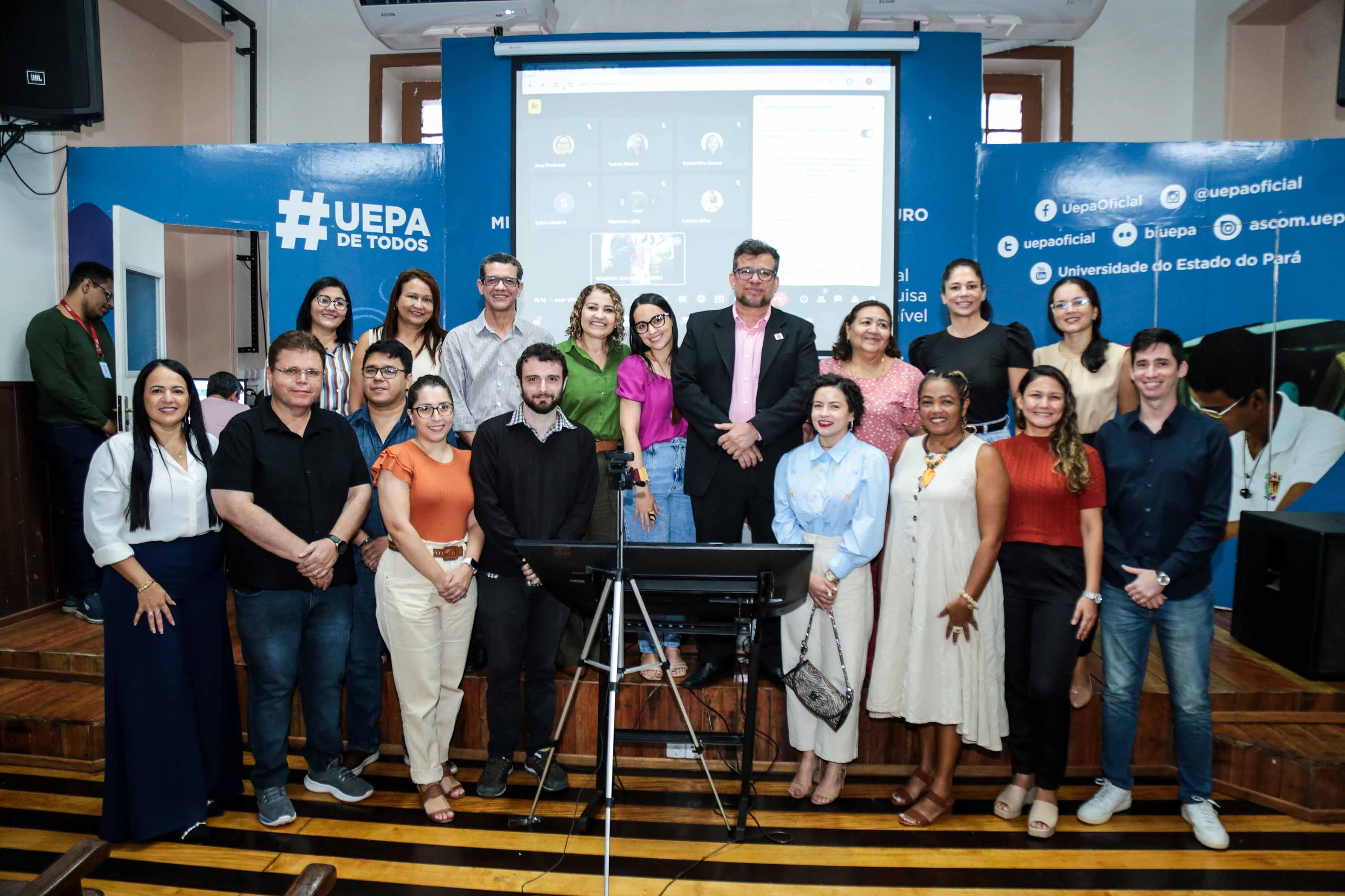 Uepa acolhe novos professores. Foto: Sidney Oliveira/Ascom Uepa.