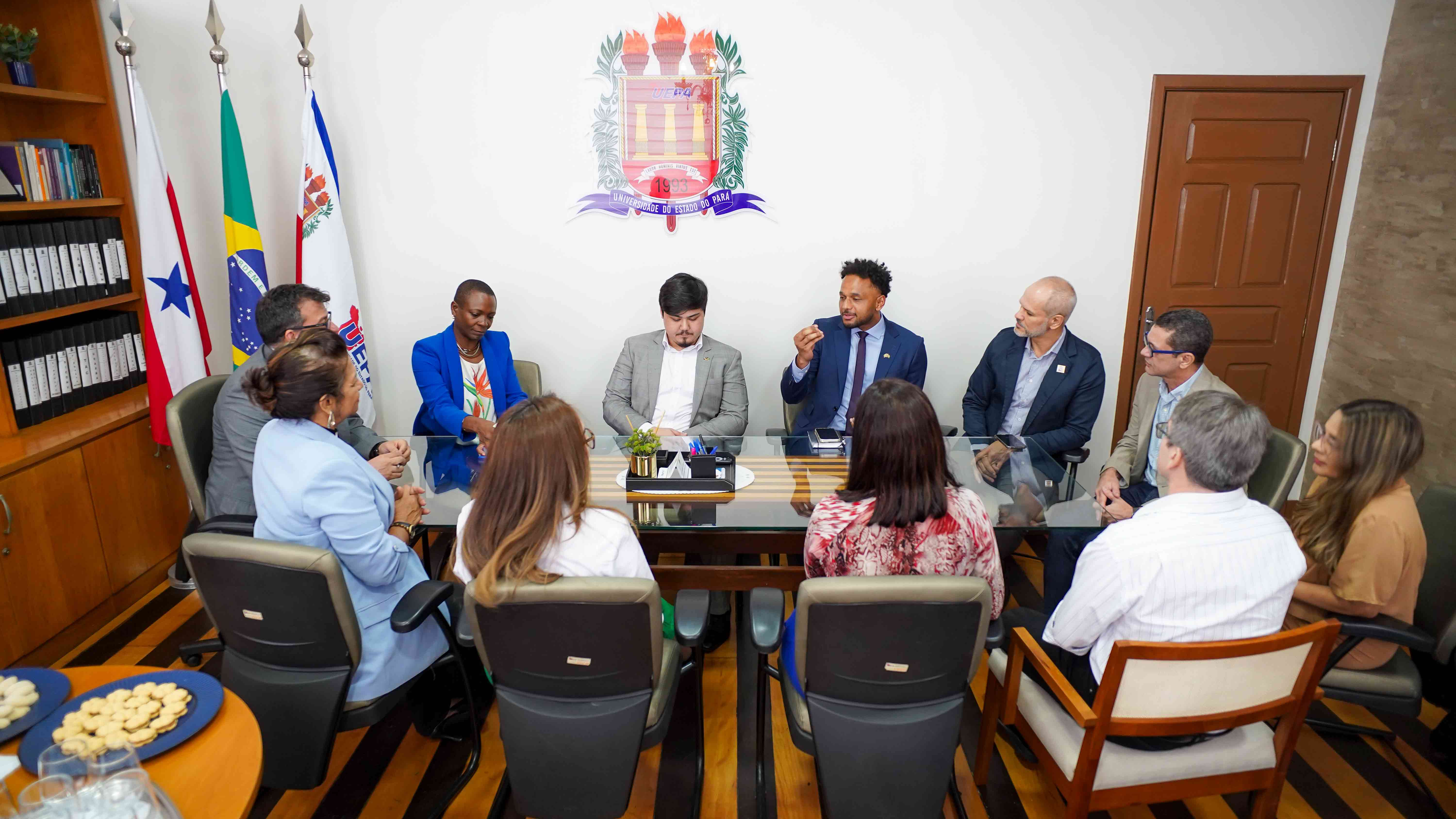  Reunião da Uepa com embaixadora de Barbados no Brasil 