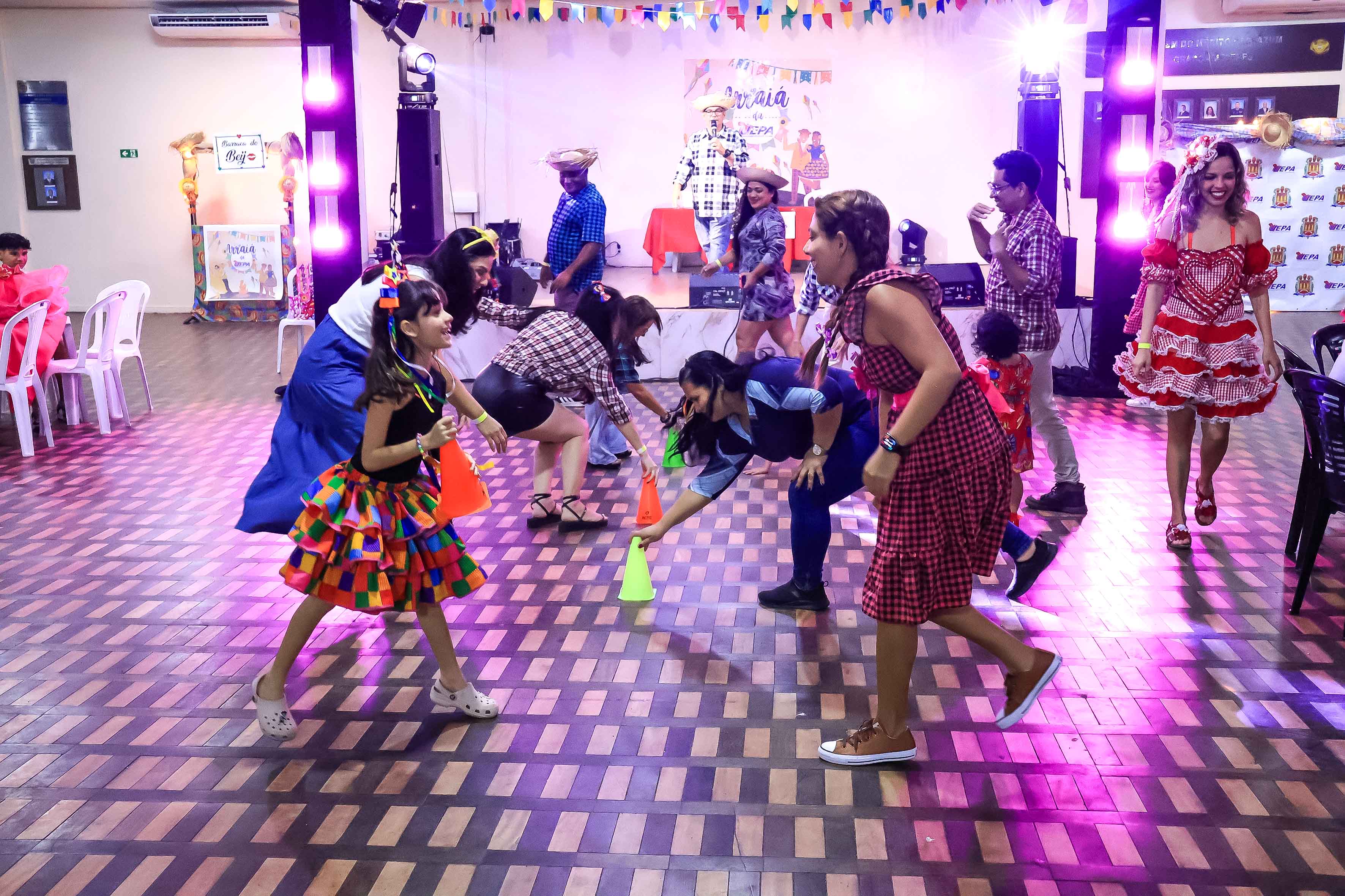 Na sexta-feira, 13, foi realizado o "Arraiá da Uepa", no clube Cassazum. Na ocasião teve disputa de miss. Foto: Sidney Oliveira/Ascom Uepa