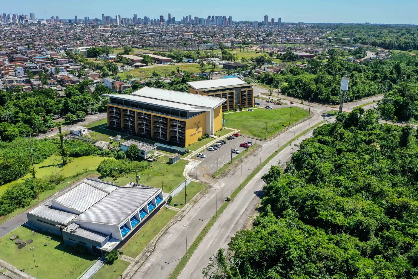 Vista aérea do PCT Guamá