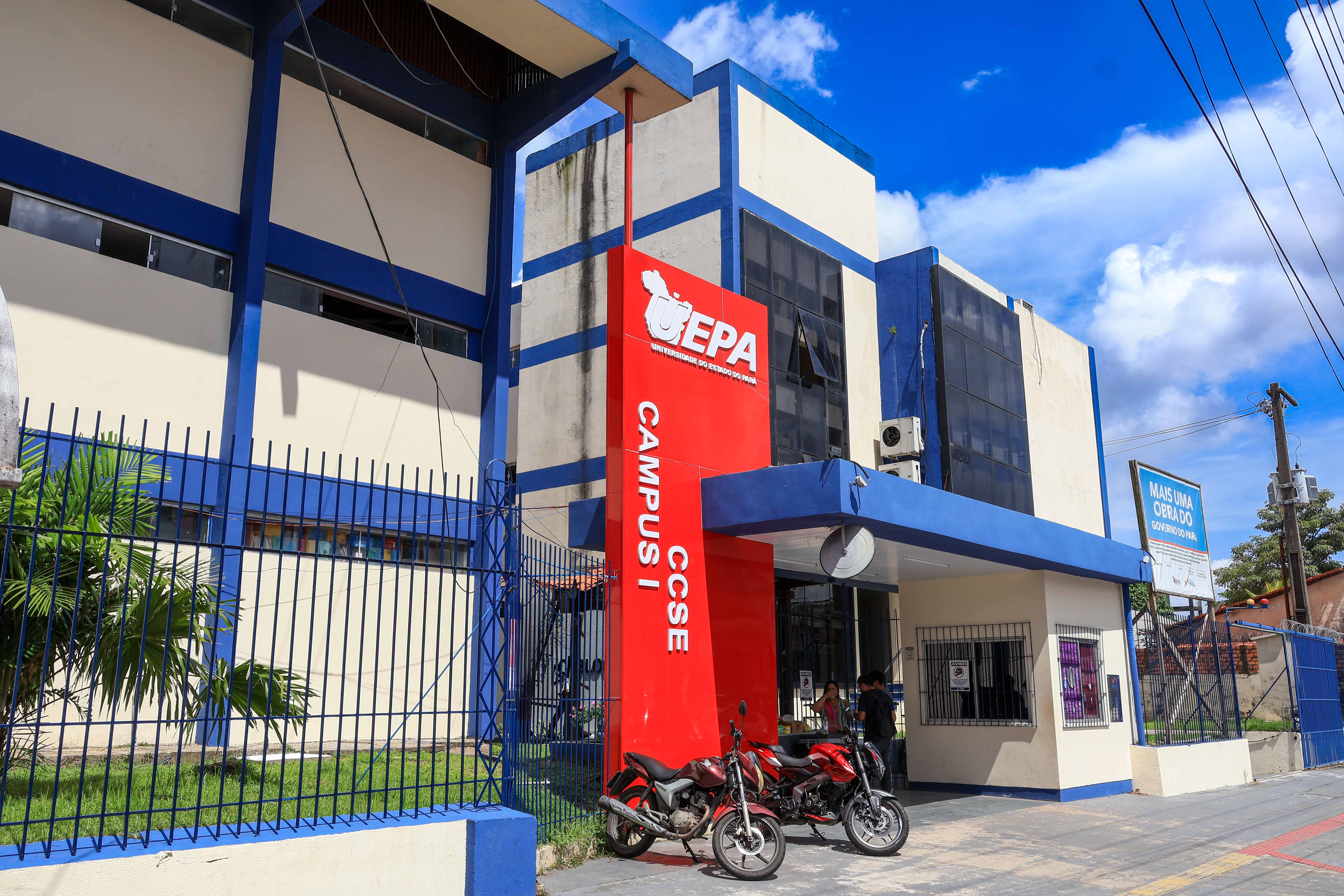 Imagem mostra a fachada do ccse