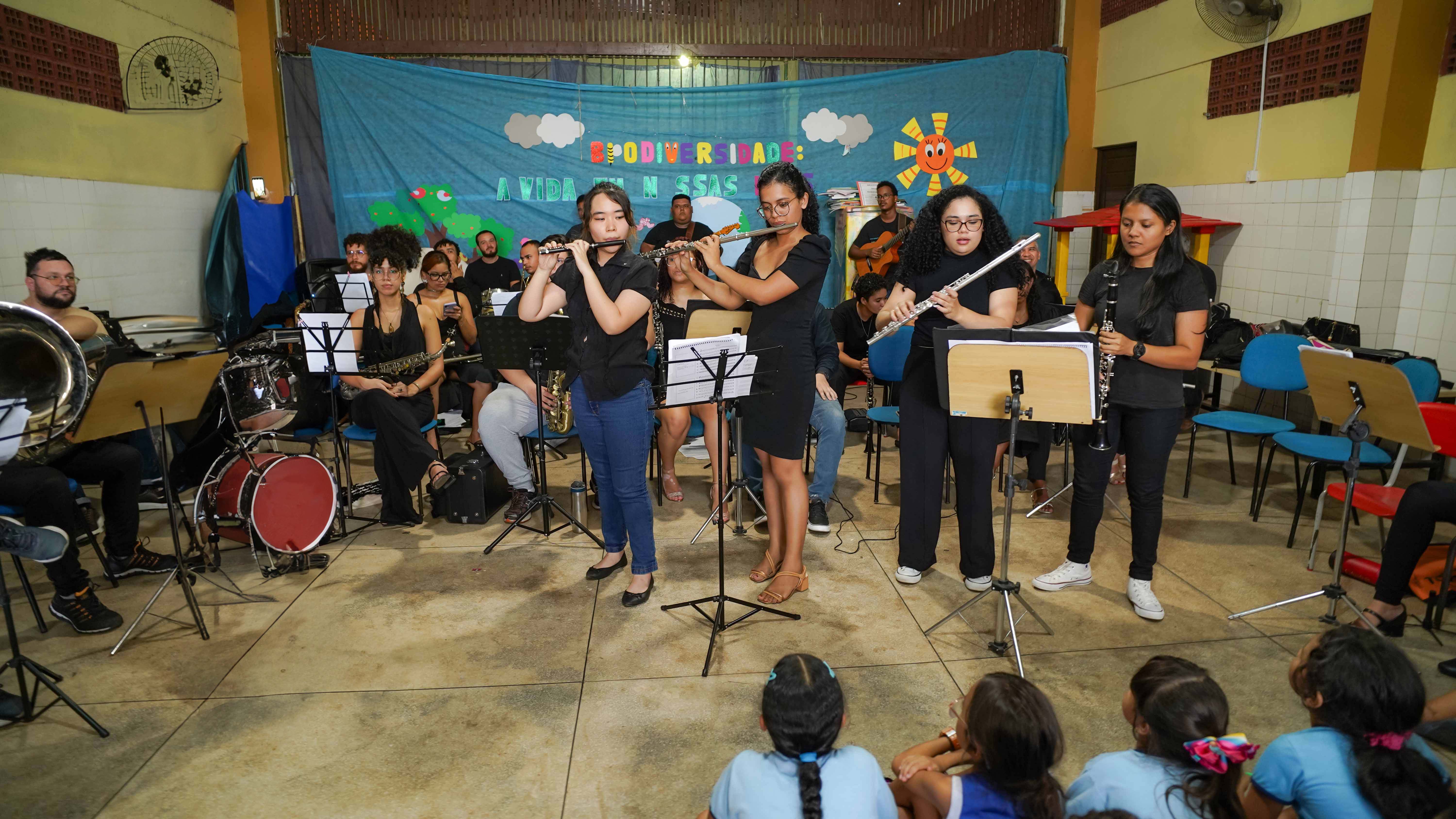 Turmas de flauta serão ofertadas ao público