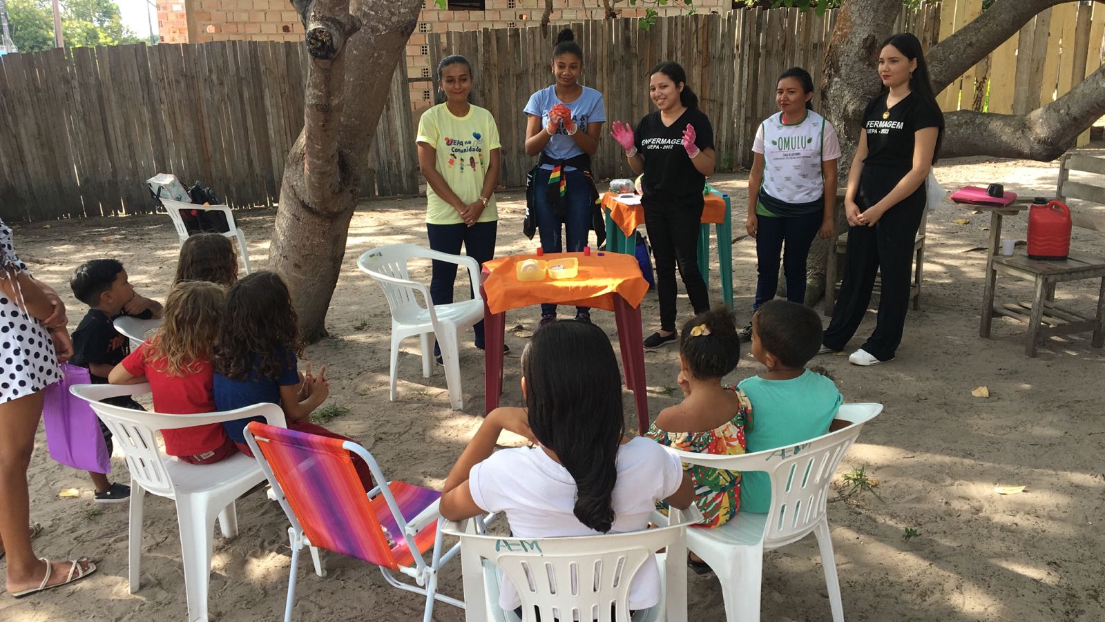Atenção às crianças quilombolas foi uma das prioridades do projeto.