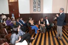 A Uepa Realiza a Reunião do Fórum Municipal de Mudanças Climáticas. Na foto, Sérgio Brazão, Coordenador do Fórum. Foto: Sidney Oliveira/Ascom Uepa.