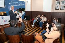 A Uepa Realiza a Reunião do Fórum Municipal de Mudanças Climáticas. Na foto, Sérgio Brazão, Coordenador do Fórum. Foto: Sidney Oliveira/Ascom Uepa.
