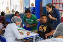 Proex - Ação na comunidade Warao Di Kokiona  em Outeiro | Foto Sidney Oliveira