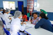 Proex - Ação na comunidade Warao Di Kokiona  em Outeiro | Foto Sidney Oliveira