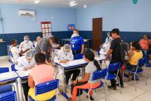 Proex - Ação na comunidade Warao Di Kokiona  em Outeiro | Foto Sidney Oliveira