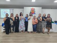 Homenagens marcaram a comemoração dos 40 anos do curso de Pedagogia  da Universidade Estadual do Pará, na noite de ontem, terça - feira, 10, no auditório Paulo Freire do CCSE. Foto : Sidney Oliveira/Ascom Uepa. 