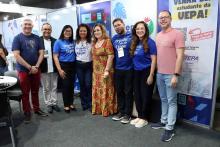A Universidade do Estado do Pará (Uepa) está presente na 28ª Feira Pan-Amazônica do Livro e das Multivozes. Foto: Marcelo Rodrigues/Ascom Uepa