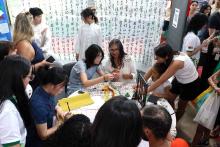 A Universidade do Estado do Pará (Uepa) está presente na 28ª Feira Pan-Amazônica do Livro e das Multivozes. Na foto, Nó Chinês – Bênção com nós de seda – Instituto Confúcio Foto: Marcelo Rodrigues/Ascom Uepa