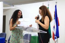 Homenagens marcaram a comemoração dos 40 anos do curso de Pedagogia  da Universidade Estadual do Pará, na noite de ontem, terça - feira, 10, no auditório Paulo Freire do CCSE. Foto : Sidney Oliveira/Ascom Uepa. 