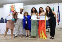 Homenagens marcaram a comemoração dos 40 anos do curso de Pedagogia  da Universidade Estadual do Pará, na noite de ontem, terça - feira, 10, no auditório Paulo Freire do CCSE. Foto : Sidney Oliveira/Ascom Uepa. 