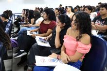 Homenagens marcaram a comemoração dos 40 anos do curso de Pedagogia  da Universidade Estadual do Pará, na noite de ontem, terça - feira, 10, no auditório Paulo Freire do CCSE. Foto : Sidney Oliveira/Ascom Uepa. 