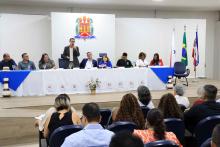 Homenagens marcaram a comemoração dos 40 anos do curso de Pedagogia  da Universidade Estadual do Pará, na noite de ontem, terça - feira, 10, no auditório Paulo Freire do CCSE. Foto : Sidney Oliveira/Ascom Uepa. 