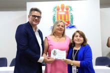 Homenagens marcaram a comemoração dos 40 anos do curso de Pedagogia  da Universidade Estadual do Pará, na noite de ontem, terça - feira, 10, no auditório Paulo Freire do CCSE. Foto : Sidney Oliveira/Ascom Uepa. 