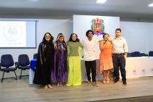 Homenagens marcaram a comemoração dos 40 anos do curso de Pedagogia  da Universidade Estadual do Pará, na noite de ontem, terça - feira, 10, no auditório Paulo Freire do CCSE. Foto : Sidney Oliveira/Ascom Uepa. 