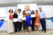 Homenagens marcaram a comemoração dos 40 anos do curso de Pedagogia  da Universidade Estadual do Pará, na noite de ontem, terça - feira, 10, no auditório Paulo Freire do CCSE. Foto : Sidney Oliveira/Ascom Uepa. 
