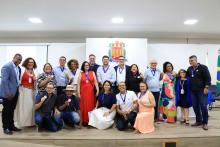 Homenagens marcaram a comemoração dos 40 anos do curso de Pedagogia  da Universidade Estadual do Pará, na noite de ontem, terça - feira, 10, no auditório Paulo Freire do CCSE. Foto : Sidney Oliveira/Ascom Uepa. 