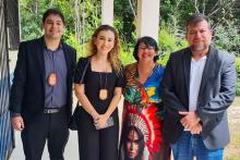 A cidade de Salvaterra, na Ilha do Marajó, sediou a abertura da 5ª etapa da itinerância da iniciativa Ação para Meninas e Mulheres do Marajó, coordenada pelo Conselho Nacional de Justiça (CNJ) em parceria com o Tribunal de Justiça do Estado do Pará (TJPA) e instituições locais. A programação ocorreu nas instalações da Universidade do Estado do Pará (Uepa), Campus de Salvaterra. Na foto, o ministro Luís Roberto Barroso, presidente do Supremo Tribunal Federal (STF). Foto: Érika Miranda/Ascom TJ-PA.