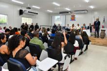 A cidade de Salvaterra, na Ilha do Marajó, sediou a abertura da 5ª etapa da itinerância da iniciativa Ação para Meninas e Mulheres do Marajó, coordenada pelo Conselho Nacional de Justiça (CNJ) em parceria com o Tribunal de Justiça do Estado do Pará (TJPA) e instituições locais. A programação ocorreu nas instalações da Universidade do Estado do Pará (Uepa), Campus de Salvaterra. Foto: Érika Miranda/Ascom TJ-PA.