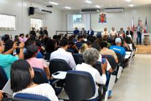 A cidade de Salvaterra, na Ilha do Marajó, sediou a abertura da 5ª etapa da itinerância da iniciativa Ação para Meninas e Mulheres do Marajó, coordenada pelo Conselho Nacional de Justiça (CNJ) em parceria com o Tribunal de Justiça do Estado do Pará (TJPA) e instituições locais. A programação ocorreu nas instalações da Universidade do Estado do Pará (Uepa), Campus de Salvaterra. Foto: Érika Miranda/Ascom TJ-PA.