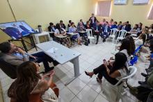 A cidade de Salvaterra, na Ilha do Marajó, sediou a abertura da 5ª etapa da itinerância da iniciativa Ação para Meninas e Mulheres do Marajó, coordenada pelo Conselho Nacional de Justiça (CNJ) em parceria com o Tribunal de Justiça do Estado do Pará (TJPA) e instituições locais. A programação ocorreu nas instalações da Universidade do Estado do Pará (Uepa), Campus de Salvaterra. Foto: Érika Miranda/Ascom TJ-PA.