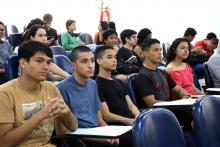 Na manhã desta segunda-feira, 24, o ccnt promoveu a abertura da Semana dos Calouros 2025. Foto: Sidney Oliveira/Ascom Uepa.