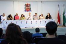 Na manhã desta segunda-feira, 24, o ccnt promoveu a abertura da Semana dos Calouros 2025. Foto: Sidney Oliveira/Ascom Uepa.