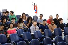 Na manhã desta segunda-feira, 24, o ccnt promoveu a abertura da Semana dos Calouros 2025. Foto: Sidney Oliveira/Ascom Uepa.