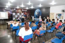 Na manhã de hoje, o Centro de Ciências e Planetário do Pará (CCPPA), vinculado à Universidade do Estado do Pará (Uepa), oficializou a sua participação à 18ª Primavera dos Museus, iniciativa anual coordenada pelo Instituto Brasileiro de Museus (Ibram), com o objetivo de promover, divulgar e valorizar os museus brasileiros. Na ocasião, foi feito uma abertura com a abordagem do tema central da edição "Museus, acessibilidade e inclusão". Foto: Sidney Oliveira/Ascom Uepa.