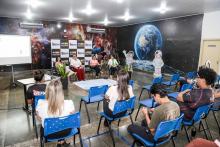 Na manhã de hoje, o Centro de Ciências e Planetário do Pará (CCPPA), vinculado à Universidade do Estado do Pará (Uepa), oficializou a sua participação à 18ª Primavera dos Museus, iniciativa anual coordenada pelo Instituto Brasileiro de Museus (Ibram), com o objetivo de promover, divulgar e valorizar os museus brasileiros. Na ocasião, foi feito uma abertura com a abordagem do tema central da edição "Museus, acessibilidade e inclusão". Foto: Sidney Oliveira/Ascom Uepa.