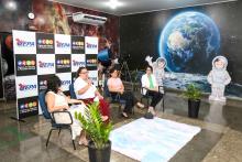Na manhã de hoje, o Centro de Ciências e Planetário do Pará (CCPPA), vinculado à Universidade do Estado do Pará (Uepa), oficializou a sua participação à 18ª Primavera dos Museus, iniciativa anual coordenada pelo Instituto Brasileiro de Museus (Ibram), com o objetivo de promover, divulgar e valorizar os museus brasileiros. Na ocasião, foi feito uma abertura com a abordagem do tema central da edição "Museus, acessibilidade e inclusão". Foto: Sidney Oliveira/Ascom Uepa.