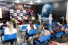 Na manhã de hoje, o Centro de Ciências e Planetário do Pará (CCPPA), vinculado à Universidade do Estado do Pará (Uepa), oficializou a sua participação à 18ª Primavera dos Museus, iniciativa anual coordenada pelo Instituto Brasileiro de Museus (Ibram), com o objetivo de promover, divulgar e valorizar os museus brasileiros. Na ocasião, foi feito uma abertura com a abordagem do tema central da edição "Museus, acessibilidade e inclusão". Foto: Sidney Oliveira/Ascom Uepa.