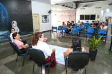 Na manhã de hoje, o Centro de Ciências e Planetário do Pará (CCPPA), vinculado à Universidade do Estado do Pará (Uepa), oficializou a sua participação à 18ª Primavera dos Museus, iniciativa anual coordenada pelo Instituto Brasileiro de Museus (Ibram), com o objetivo de promover, divulgar e valorizar os museus brasileiros. Na ocasião, foi feito uma abertura com a abordagem do tema central da edição "Museus, acessibilidade e inclusão". Foto: Sidney Oliveira/Ascom Uepa.