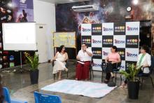 Na manhã de hoje, o Centro de Ciências e Planetário do Pará (CCPPA), vinculado à Universidade do Estado do Pará (Uepa), oficializou a sua participação à 18ª Primavera dos Museus, iniciativa anual coordenada pelo Instituto Brasileiro de Museus (Ibram), com o objetivo de promover, divulgar e valorizar os museus brasileiros. Na ocasião, foi feito uma abertura com a abordagem do tema central da edição "Museus, acessibilidade e inclusão". Foto: Sidney Oliveira/Ascom Uepa.