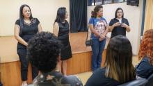 Acolhida dos alunos do Curso Livre de Inglês 