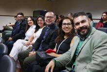 A Universidade do Estado do Pará (Uepa) participou da 21ª edição do Americas Competitiveness Exchange (ACE), que ocorreu no dia 27 de agosto, no Auditório da Universidade Federal do Pará (Ufpa), um painel com apresentação de projetos e iniciativas da UEPA em inovação, preservação ambiental e sustentabilidade. Na foto, docentes da Uepa. Foto: Paula Hoyos/Ascom Uepa.