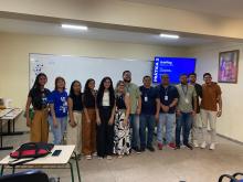 Equipe de Vigia reunida com os profissionais da Ascom na manhã do dia 7