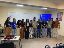 Equipe de Vigia reunida com os profissionais da Ascom na manhã do dia 7