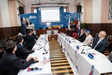 Reunião entre a gestão superior da Uepa e a delegação da Shandong Normal University (SDNU). Na ocasião, foi assinado a  renovação do convênio com o Instituto Confúcio. Foto: Sidney Oliveira - Ascom Uepa.