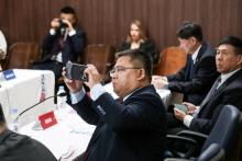 Reunião entre a gestão superior da Uepa e a delegação da Shandong Normal University (SDNU). Na ocasião, foi assinado a  renovação do convênio com o Instituto Confúcio. Foto: Sidney Oliveira - Ascom Uepa.