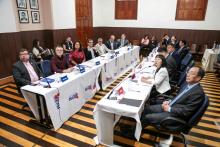 Reunião entre a gestão superior da Uepa e a delegação da Shandong Normal University (SDNU). Na ocasião, foi assinado a  renovação do convênio com o Instituto Confúcio. Foto: Sidney Oliveira - Ascom Uepa.
