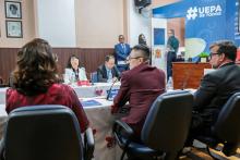 Reunião entre a gestão superior da Uepa e a delegação da Shandong Normal University (SDNU). Na ocasião, foi assinado a  renovação do convênio com o Instituto Confúcio. Foto: Sidney Oliveira - Ascom Uepa.