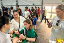 Centro de Ciências Biológicas e da Saúde (CCBS) faz apresentação no SBPC - Foto: Diane Maués/Ascom CCBS