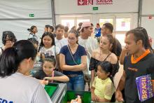 Centro de Ciências Biológicas e da Saúde (CCBS) faz apresentação no SBPC - Foto: Diane Maués/Ascom CCBS