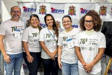 Centro de Ciências Biológicas e da Saúde (CCBS) faz apresentação no SBPC - Foto: Diane Maués/Ascom CCBS